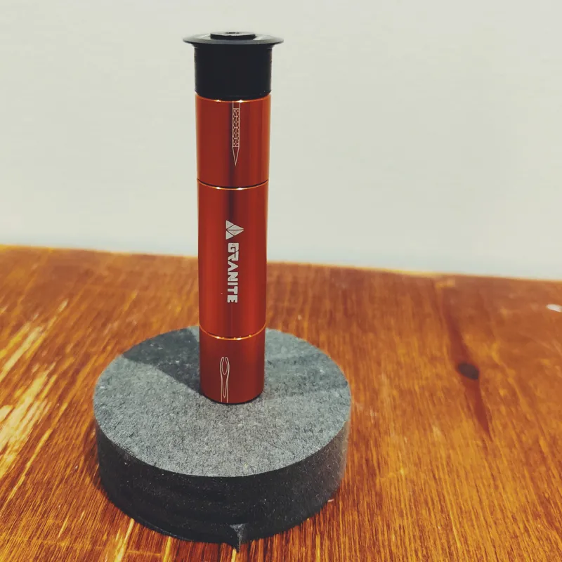 Granite STASH Tyre Plug Kit Hidden Handlebar Orange-1